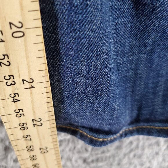 American Eagle Outfitters Jeans Womens 8 Blue Artist Crop Stretch Denim - Picture 7 of 9